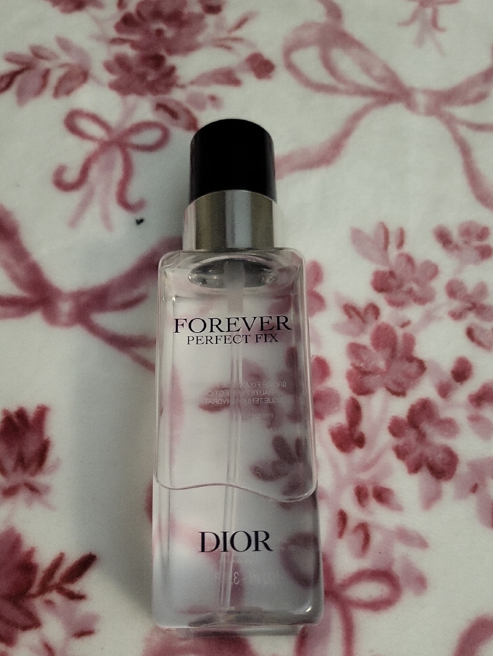 Dior Forever Perfect Fix Makeup Setting Spray - Clear Bottle with Black Cap
